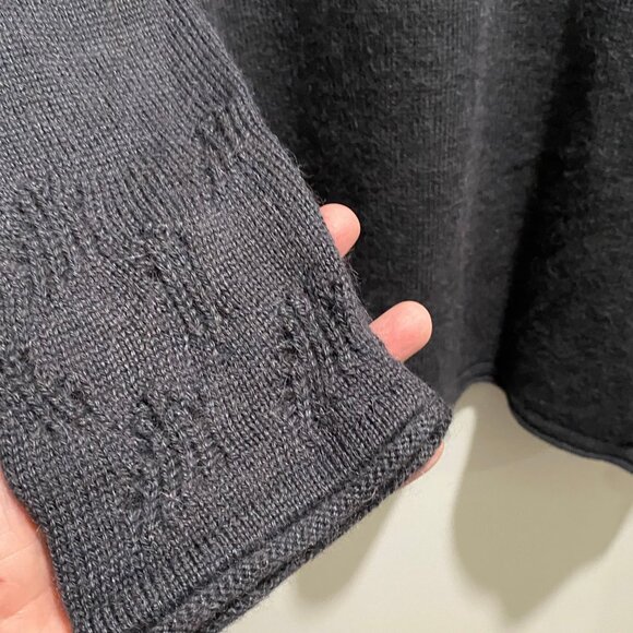 (10) Quiet Luxury Minimalist Whimsigoth Preppy Academia Alpaca Wool Sweater XL - Picture 5 of 8